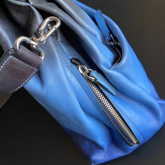 Marc By Marc Jacobs Blue Leather Ombre 2 Way Shoulder Bag - Picture 11 of 12